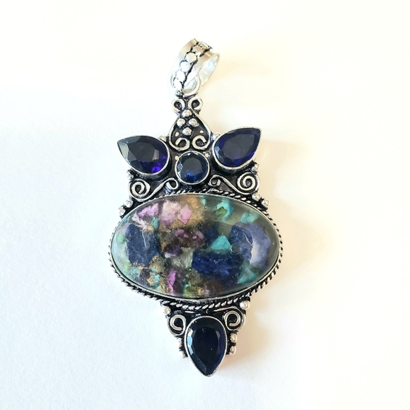 Jewelry - silver S925 with natural stone Pendant